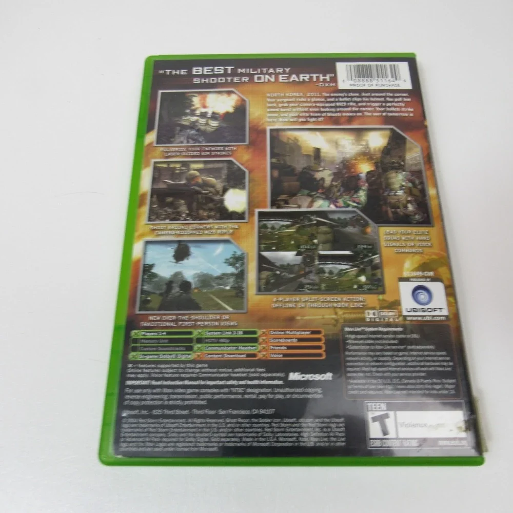 Tom Clancy's Ghost Recon‎ 2 (Microsoft Xbox, 2004)  CIB